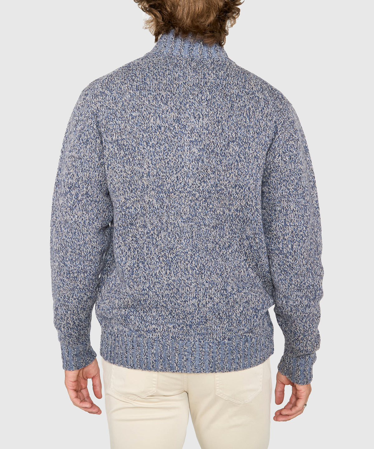 Westport Black Nordic Toggle Sweater, Men's Big & Tall