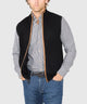 Westport Black Mystic Merino Wool Full Zip Vest