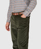 Westport Black Briarwood Stretch 5-Pocket Corduroy Pant