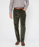 Westport Black Briarwood Stretch 5-Pocket Corduroy Pant