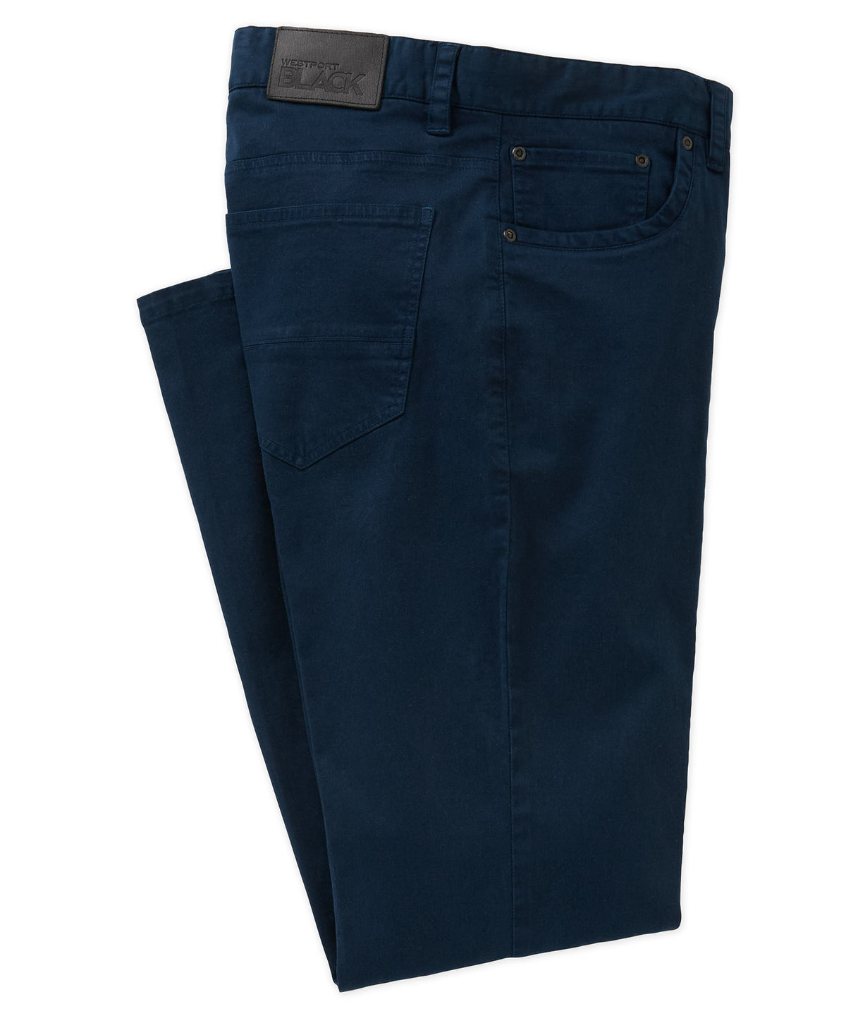 Westport Black Ocean Washed Stretch 5-Pocket Pant, Men's Big & Tall