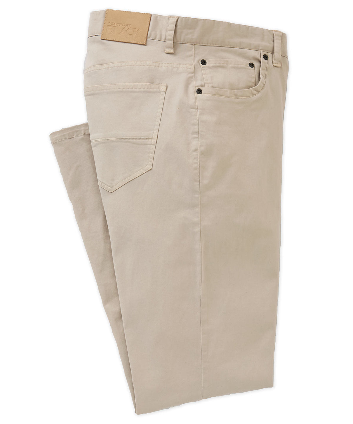 Westport Black Ocean Washed Stretch 5-Pocket Pant, Men's Big & Tall