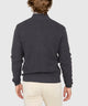 Westport Black Legacy Cotton Cashmere Button Mock Sweater