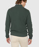 Westport Black Legacy Cotton Cashmere Button Mock Sweater