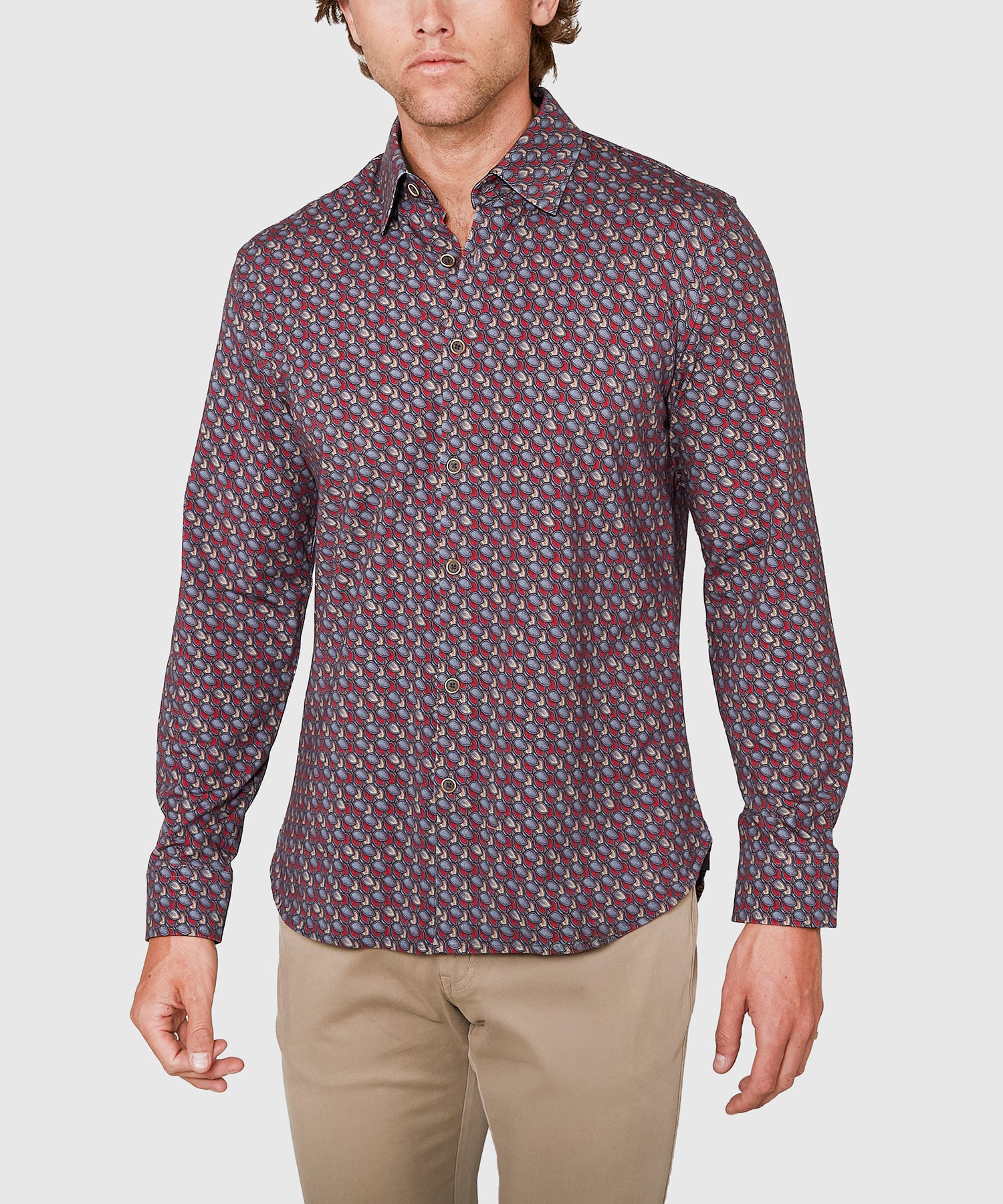 dress shirts with hidden collar buttons Antony Morato Blue Cotton Shirt IT50