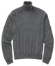 Westport Black Long Sleeve Alpine Cable Turtleneck Sweater