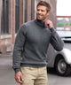 Westport Black Long Sleeve Alpine Cable Turtleneck Sweater
