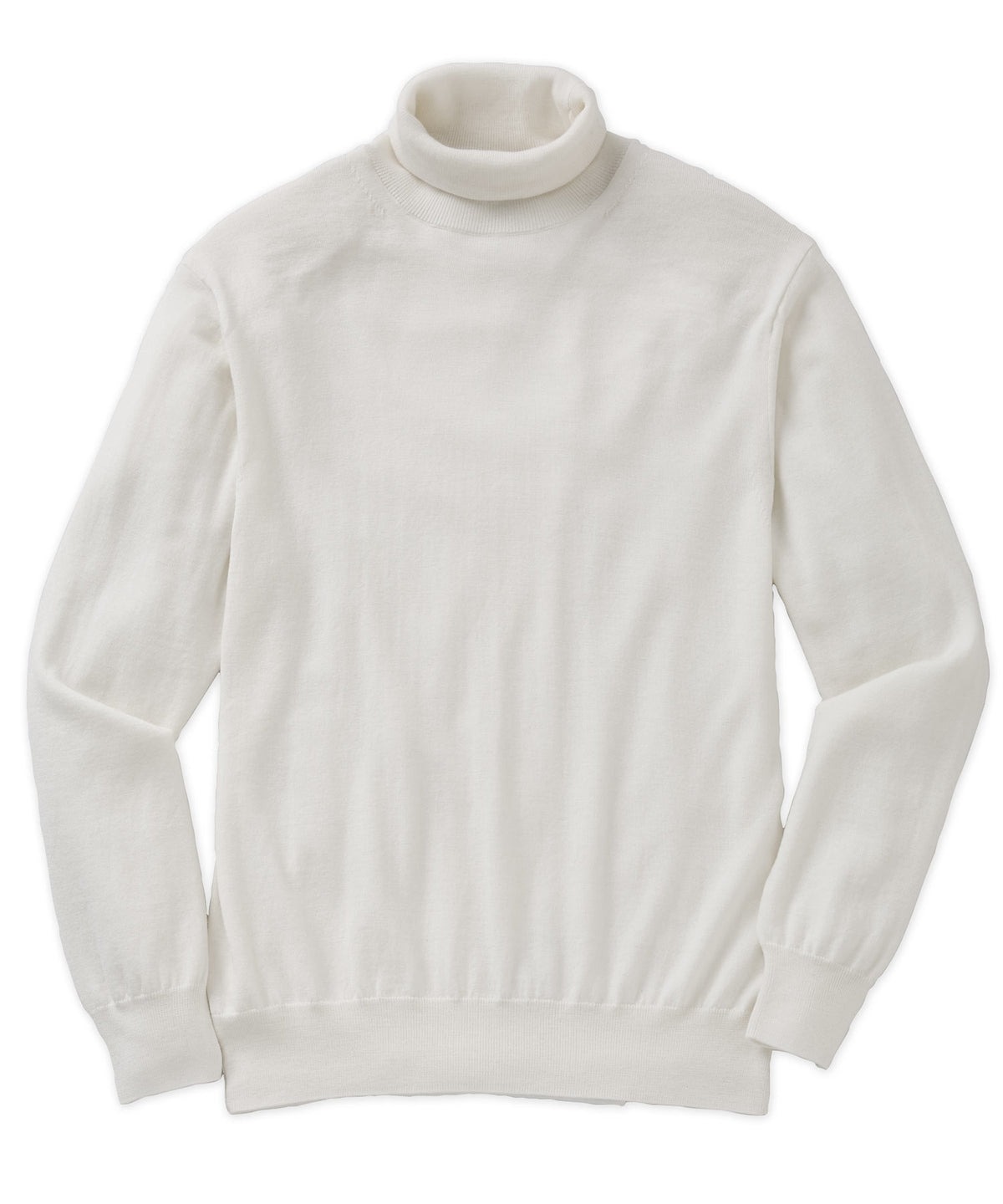 Westport Black Hudson Peak Merino Wool Turtleneck Sweater, Men's Big & Tall