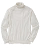 Westport Black Hudson Peak Merino Wool Turtleneck Sweater - Bone