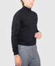 Westport Black Hudson Peak Merino Wool Turtleneck Sweater