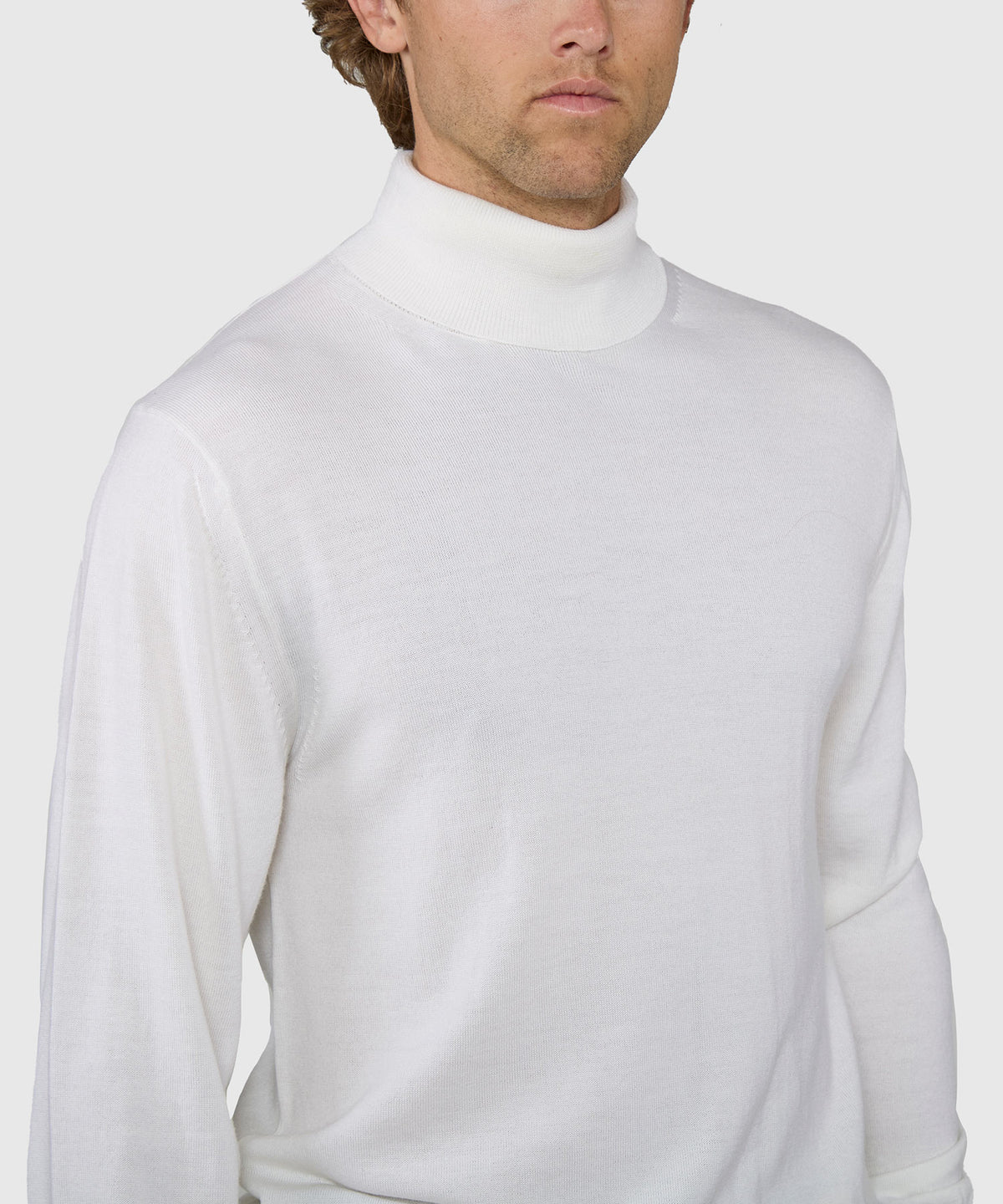 Westport Black Hudson Peak Merino Wool Turtleneck Sweater, Men's Big & Tall