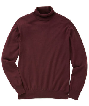 Westport Black Hudson Peak Merino Wool Turtleneck Sweater