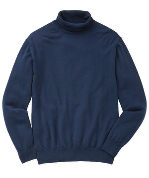 Westport Black Hudson Peak Merino Wool Turtleneck Sweater