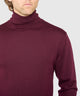 Westport Black Hudson Peak Merino Wool Turtleneck Sweater