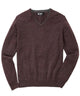 Westport Black Carmichael Cashmere Blend Mouline V-Neck Sweater