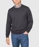 Westport Lifestyle Iconic Keyhole Cotton Cashmere Crew Neck Sweater