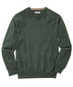 Westport Lifestyle Iconic Keyhole Cotton Cashmere Sweater - Fern