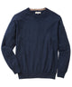 Westport Lifestyle Iconic Keyhole Cotton Cashmere Crew Neck Sweater