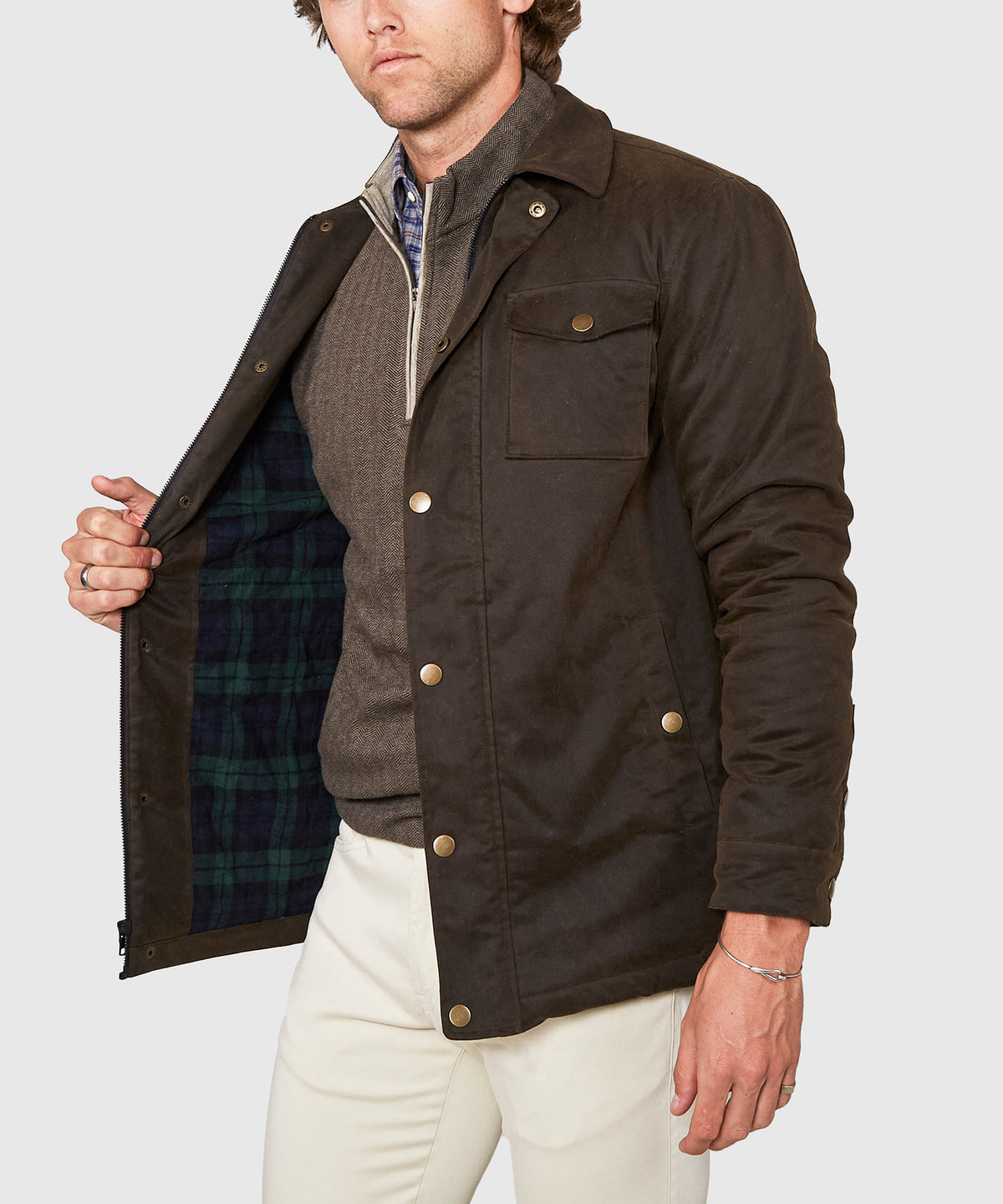 Westport Lifestyle Rambler Waxed Cotton Jacket, Men's Big & Tall