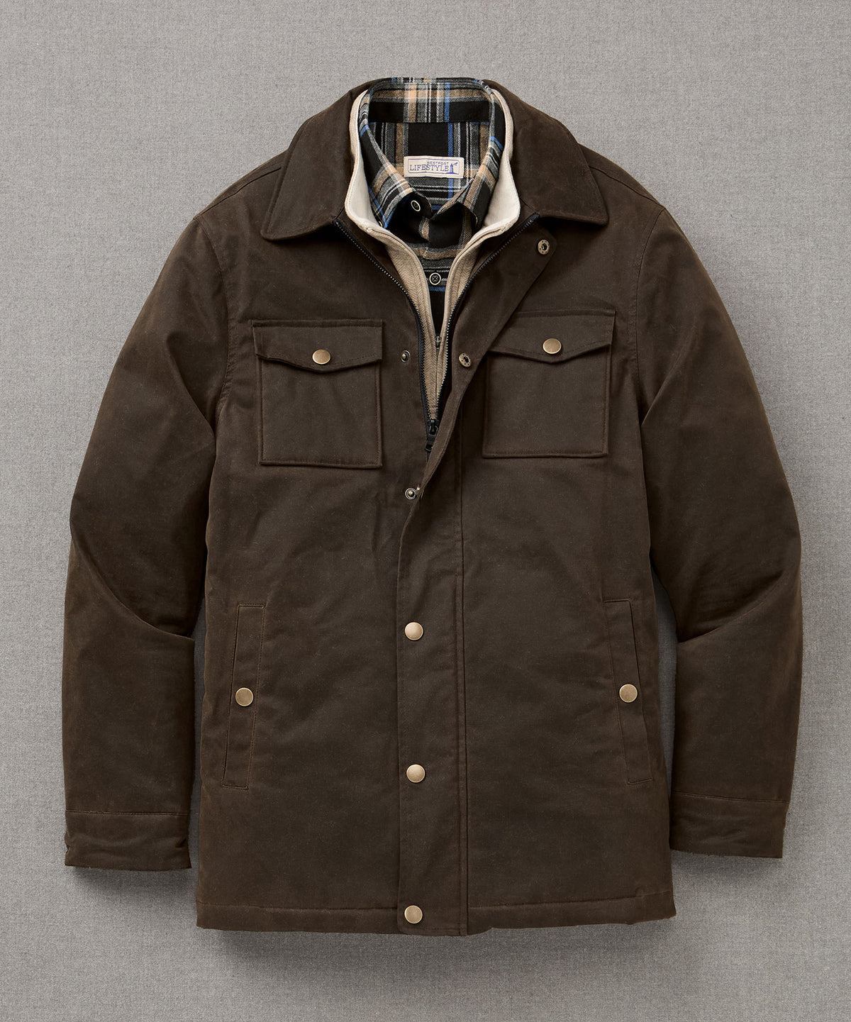 Westport Lifestyle Rambler Waxed Cotton Jacket, Men's Big & Tall