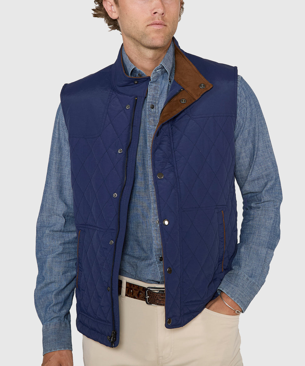Westport Lifestyle Highland Quilted Shooter Vest, Men's Big & Tall