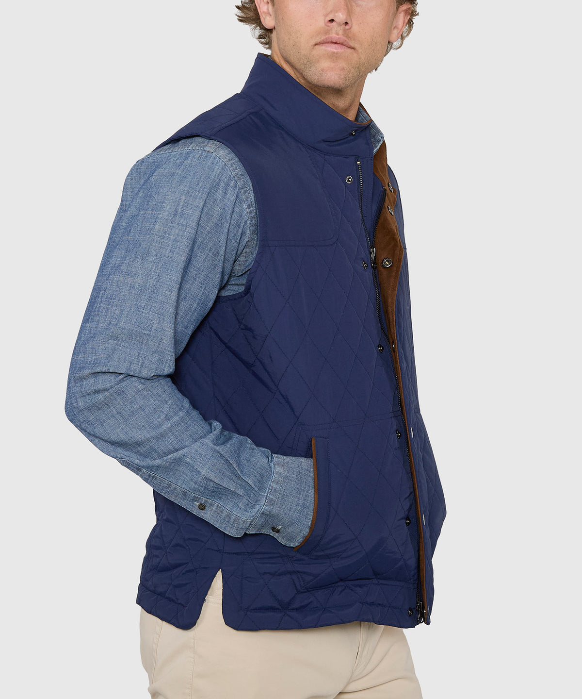 Westport Lifestyle Highland Quilted Shooter Vest, Men's Big & Tall