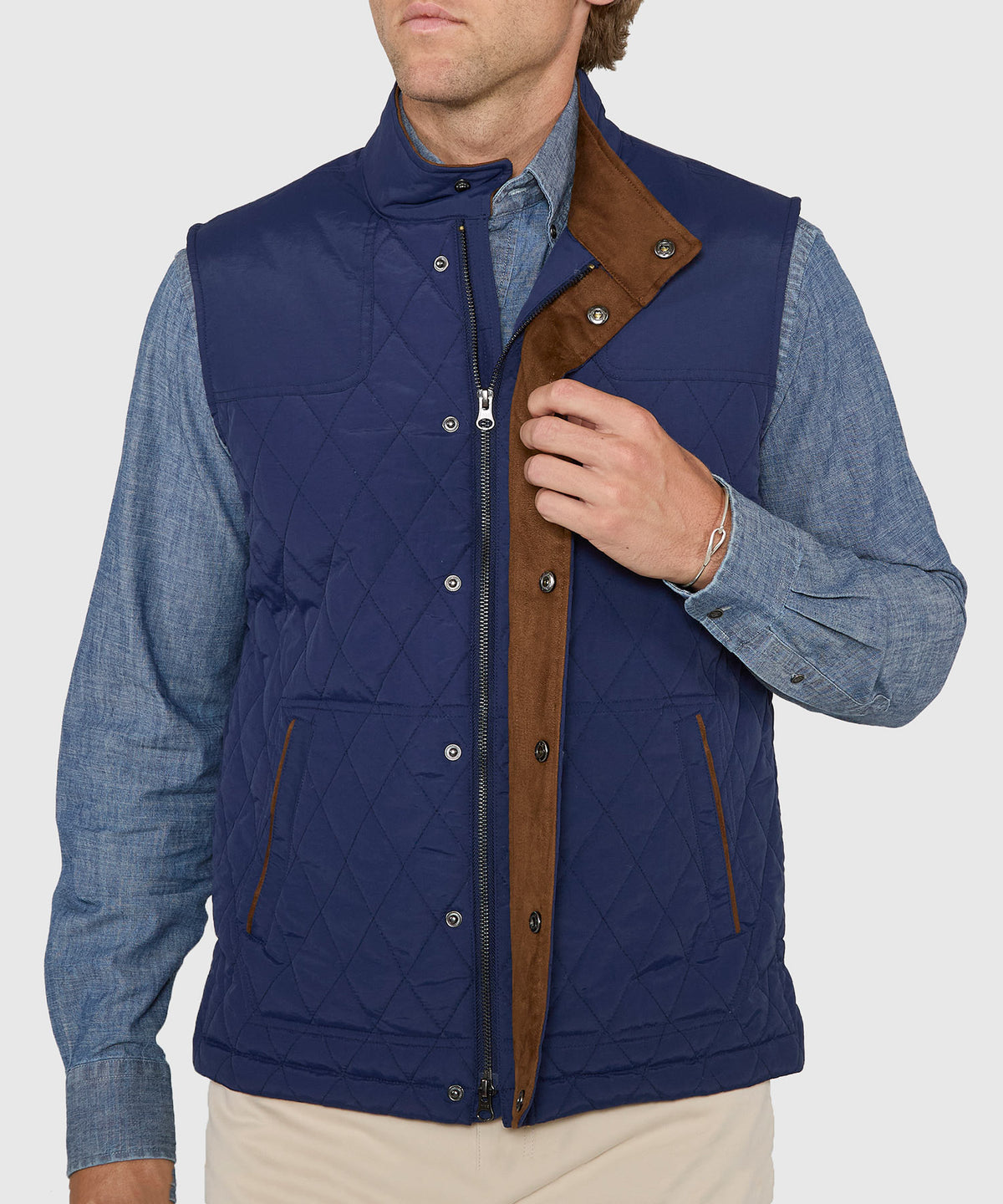 Westport Lifestyle Highland Quilted Shooter Vest, Men's Big & Tall