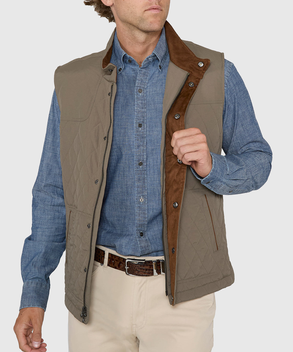 Westport Lifestyle Highland Quilted Shooter Vest, Men's Big & Tall