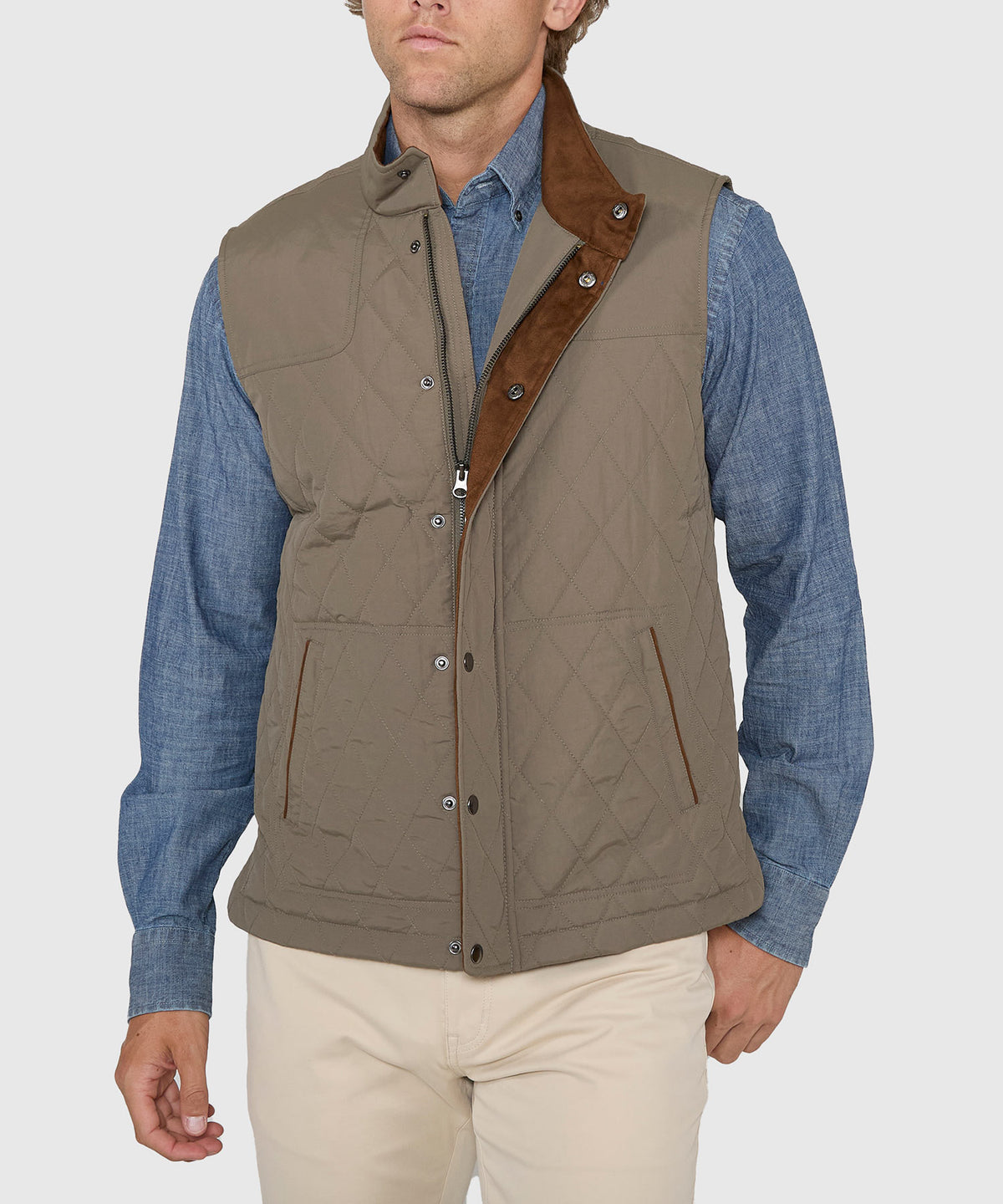 Westport Lifestyle Highland Quilted Shooter Vest, Men's Big & Tall