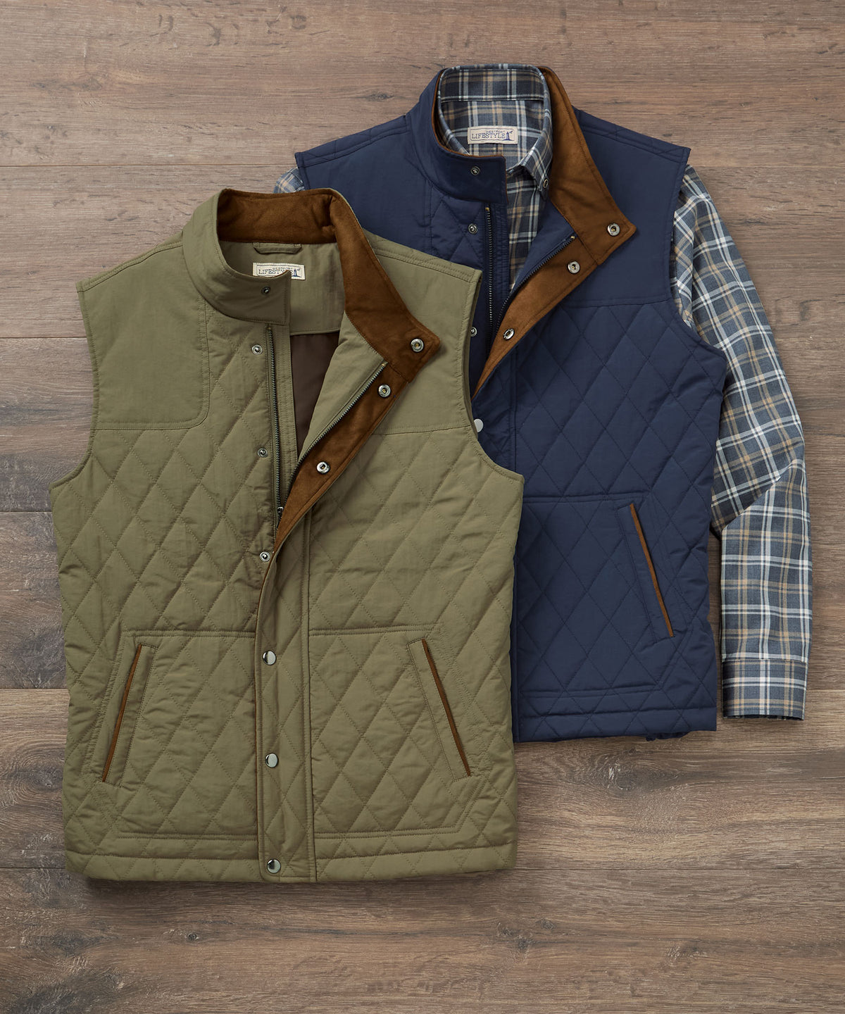 Westport Lifestyle Highland Quilted Shooter Vest, Men's Big & Tall