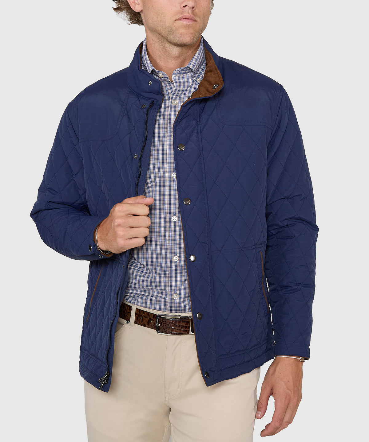 Westport Lifestyle Highland Quilted Shooter Jacket, Men's Big & Tall