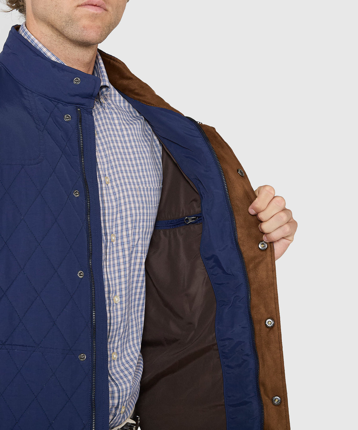 Westport Lifestyle Highland Quilted Shooter Jacket, Men's Big & Tall