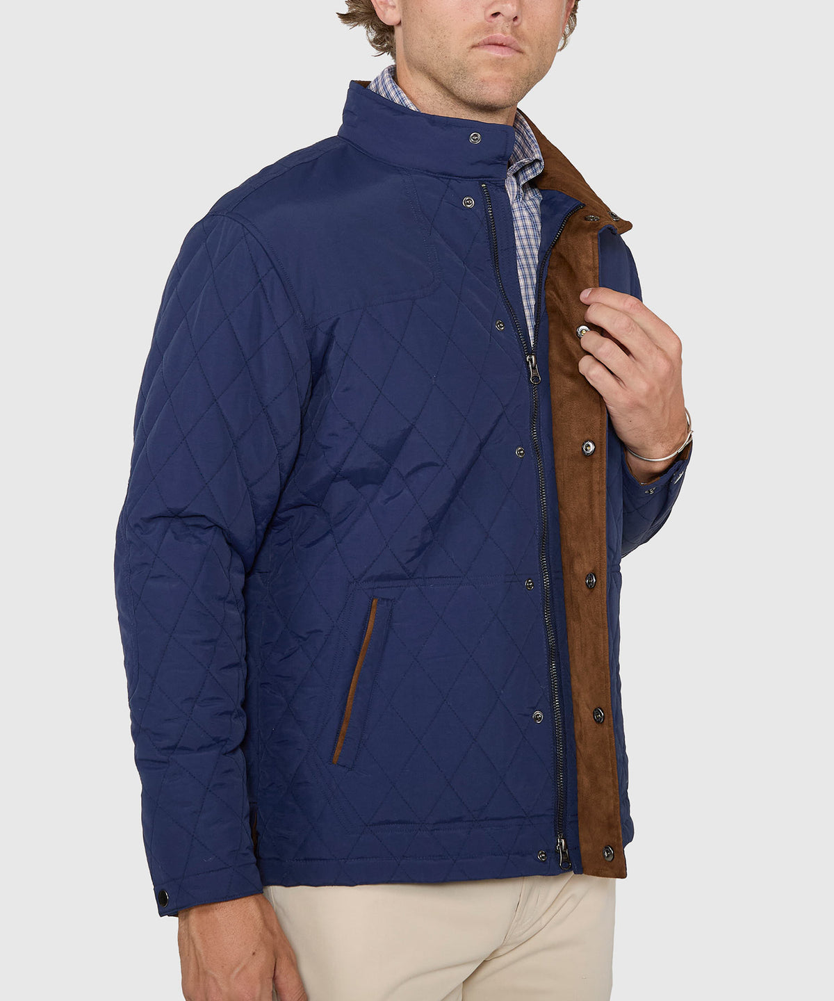 Westport Lifestyle Highland Quilted Shooter Jacket, Men's Big & Tall