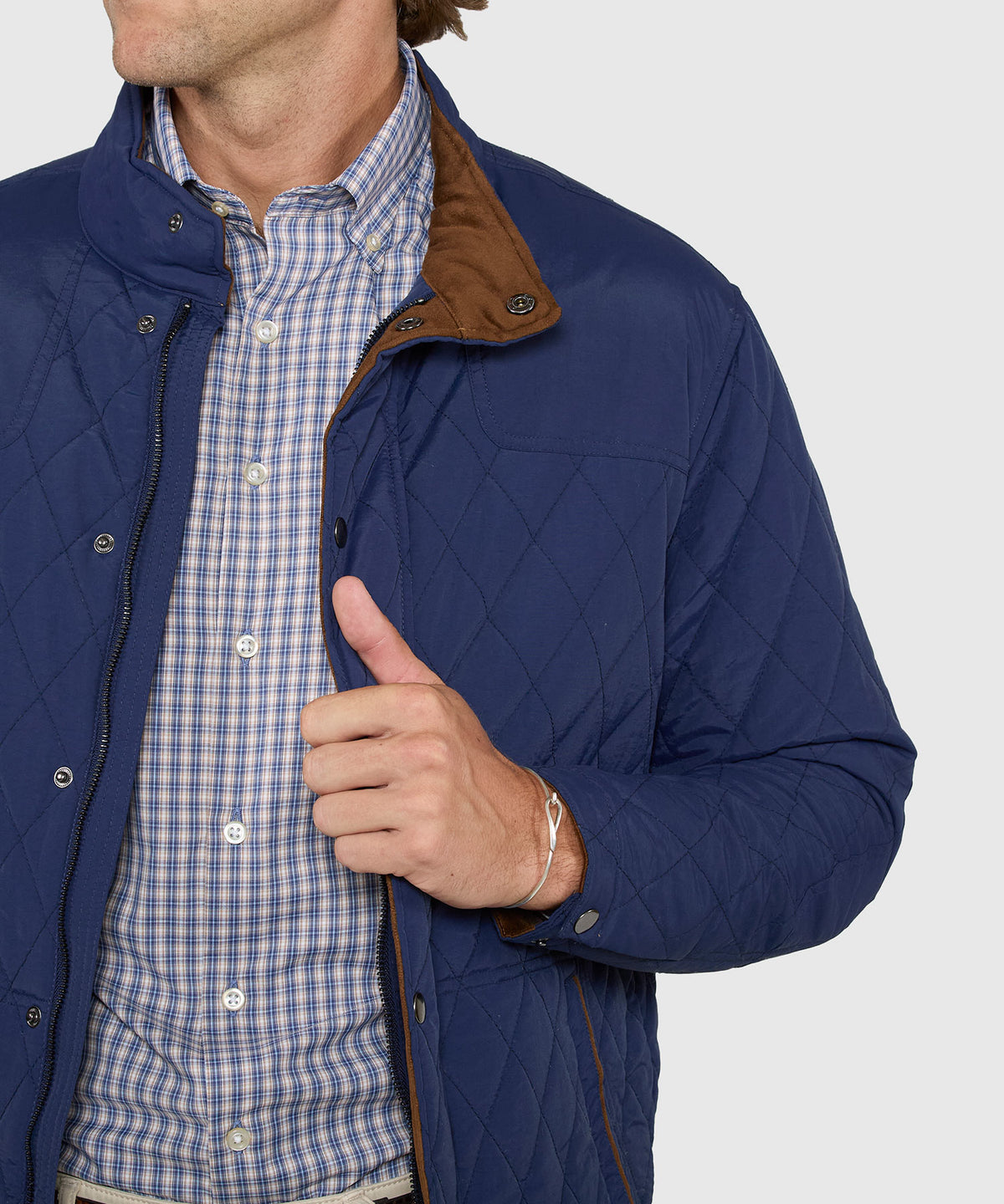 Westport Lifestyle Highland Quilted Shooter Jacket, Men's Big & Tall