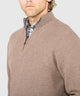 Westport Lifestyle Pinecrest Cotton Cashmere Quarter Zip Sweater