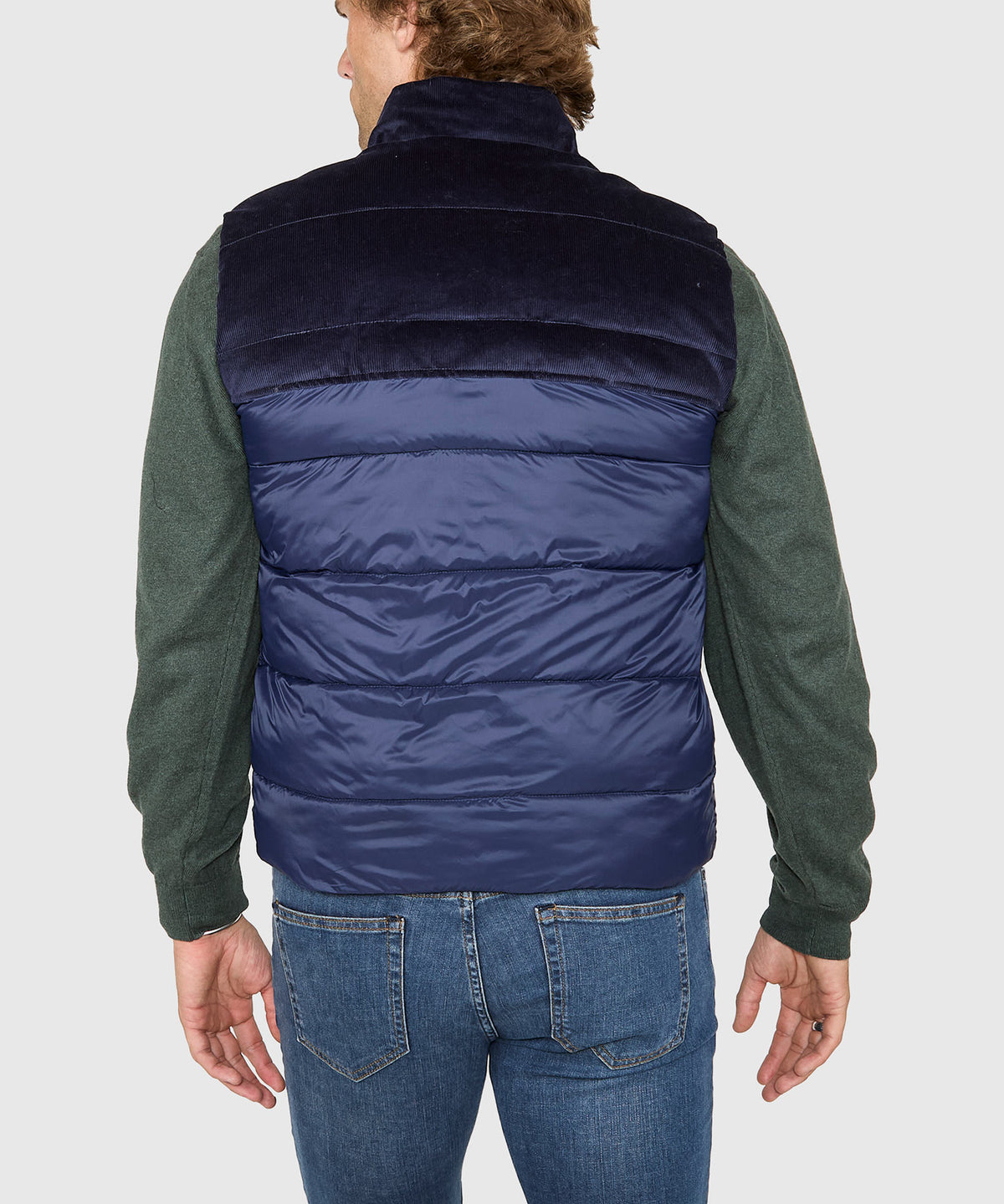 Westport Lifestyle Fireside Mixed Media Channel Vest, Men's Big & Tall