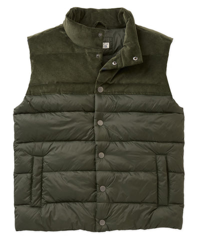 Westport Lifestyle Fireside Mixed Media Channel Vest, Men's Big & Tall