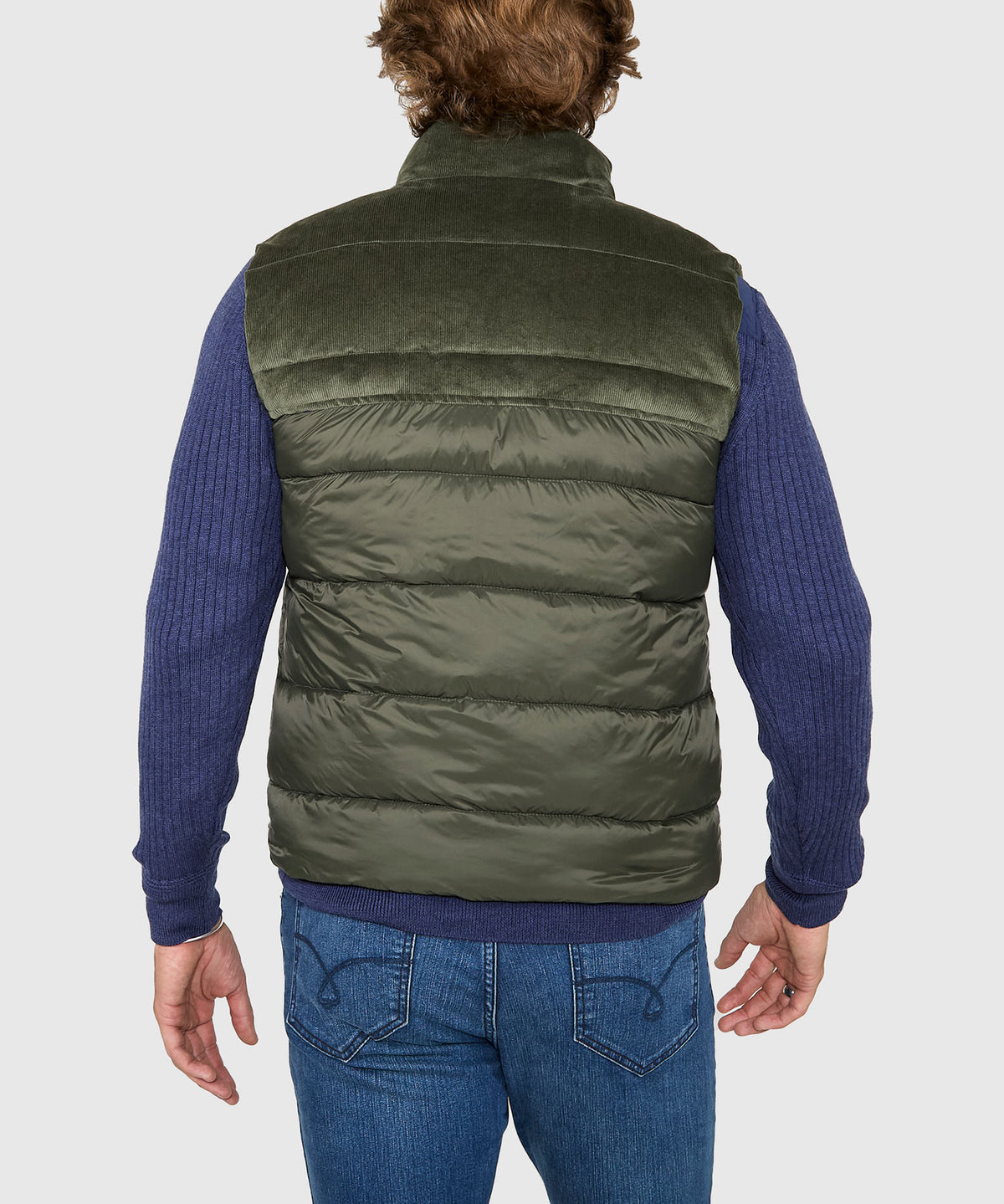 Westport Lifestyle Fireside Mixed Media Channel Vest, Men's Big & Tall
