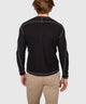 Westport Lifestyle Long Sleeve Cooper Waffle Crew Neck Knit Shirt
