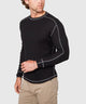 Westport Lifestyle Long Sleeve Cooper Waffle Crew Neck Knit Shirt