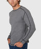 Westport Lifestyle Long Sleeve Cooper Waffle Crew Neck Knit Shirt