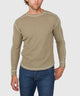 Westport Lifestyle Long Sleeve Cooper Waffle Crew Neck Knit Shirt
