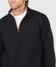 Westport Lifestyle Sueded Interlock Quarter-Zip Jacket