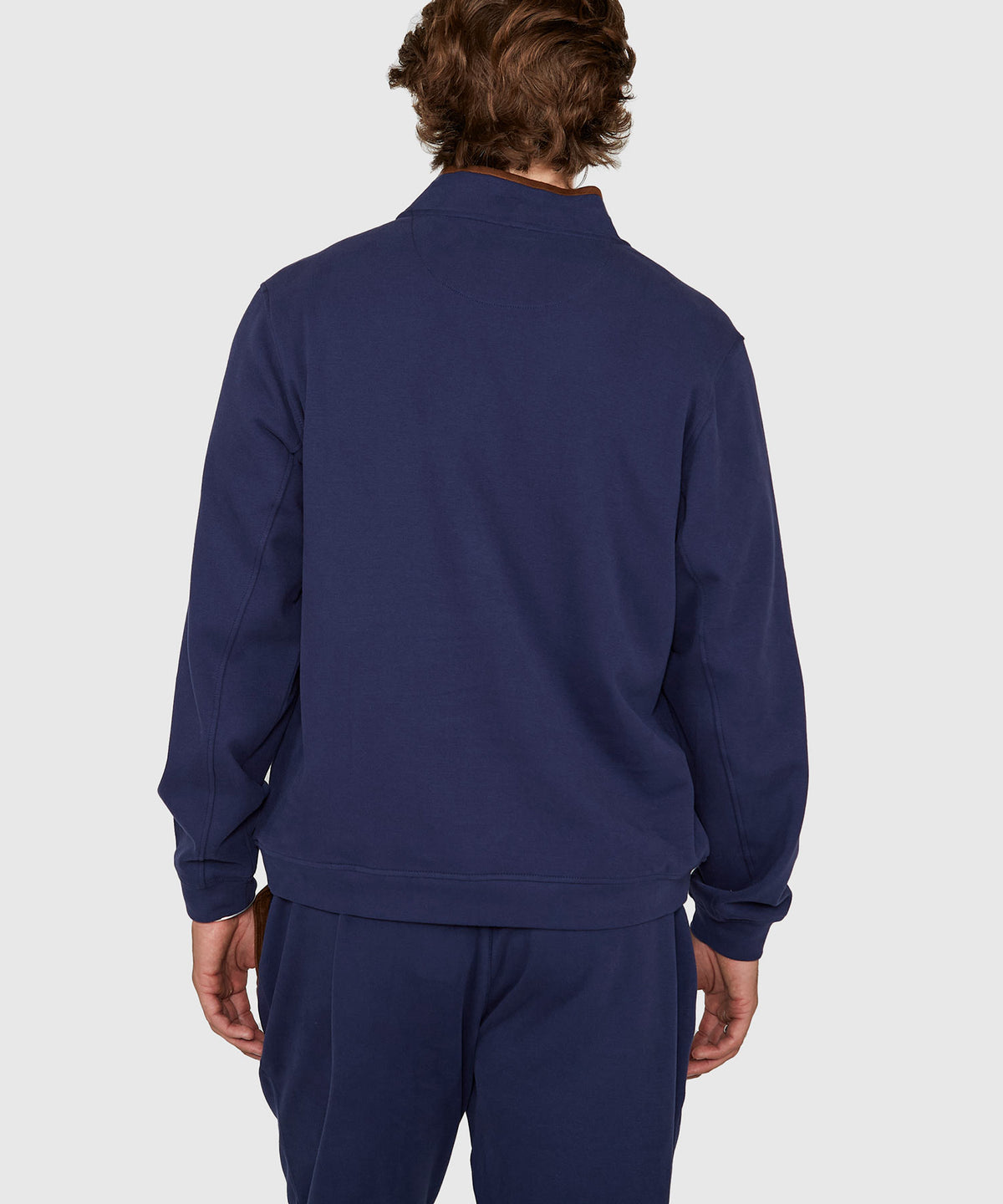 Westport Lifestyle Sueded Interlock Quarter-Zip Jacket, Men's Big & Tall