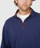 Westport Lifestyle Sueded Interlock Quarter-Zip Jacket