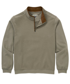 Westport Lifestyle Sueded Interlock Quarter-Zip Jacket
