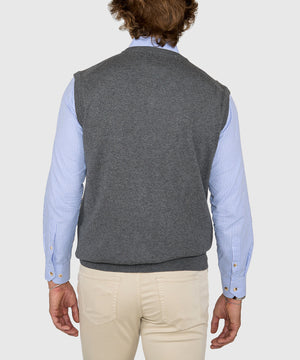 Westport Lifestyle "Classic" Cotton Cashmere V-Neck Vest