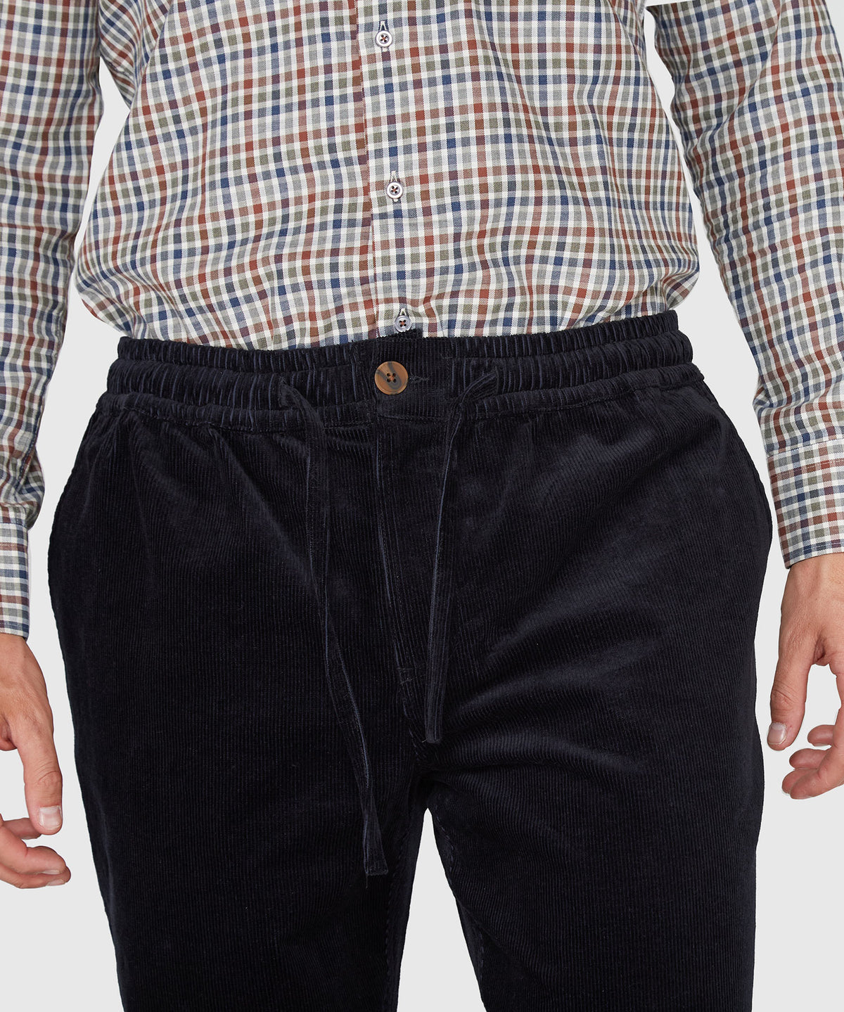 Westport Lifestyle Mitchell Elastic Waist Stretch Corduroy Pant, Men's Big & Tall