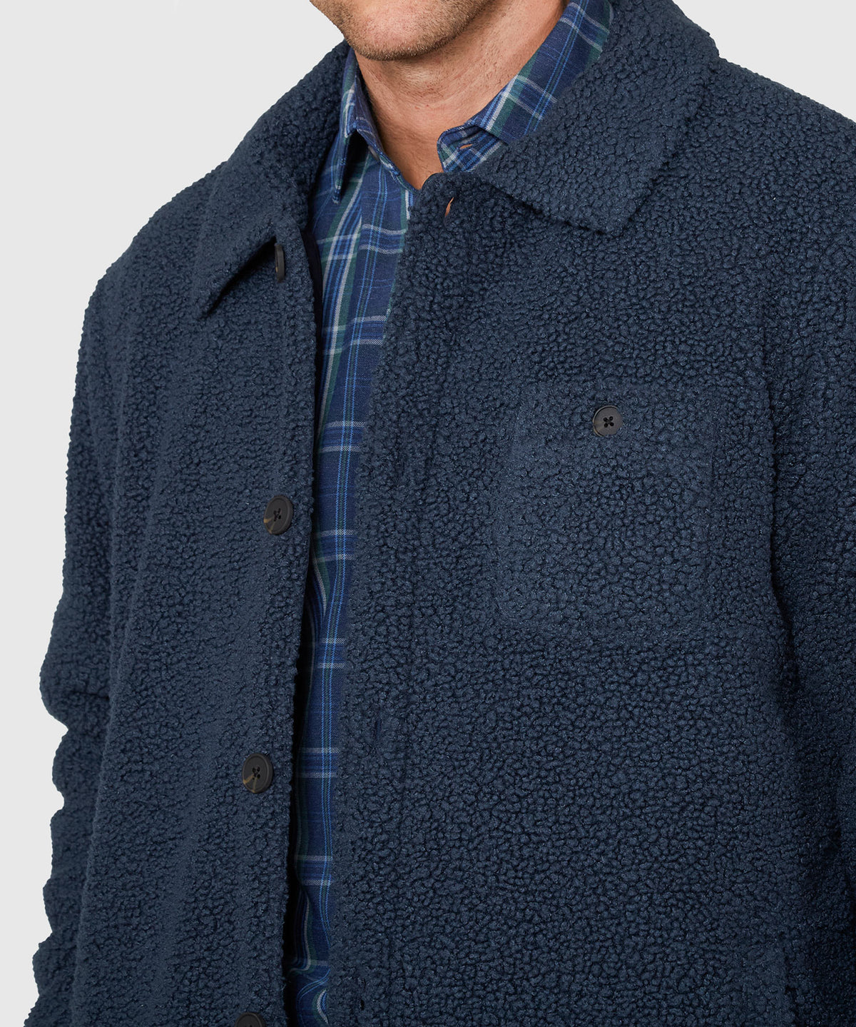 Westport Lifestyle Chetola Sherpa Fleece Shirt Jacket, Men's Big & Tall