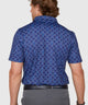 Westport Lifestyle Short Sleeve Argyle Print Performance Polo